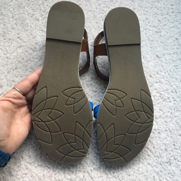 SoleSenseAbility Blue/Brown Sandals size 9 1/2 - Picture 6 of 6